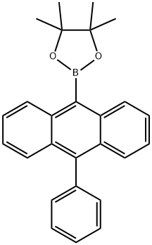 4,4,5,5-四甲基-2-(10-苯基蒽-9-基)-1,3,2-二氧杂环戊硼烷,CAS:460347-59-5