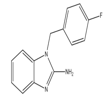 1-(4-氟苯基甲基)-2-氨基苯并咪唑，cas83783-69-1