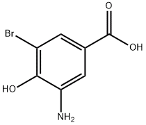 3-氨基-5-溴-4-羟基苯甲酸,CAS:860182-21-4