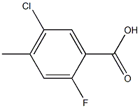 5-氯-2-氟-4-甲基苯甲酸,cas:1263274-67-4