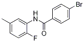 4-溴-N-(2-氟-5-甲基苯基)苯甲酰胺,cas:1002463-87-7