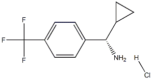(S)-CYCLOPROPYL(4-(TRIFLUOROMETHYL)PHENYL)METHANamine HYDROCHLORIDE,cas:1263094-18-3