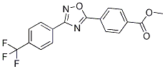 Methyl 4-(3-(4-(trifluoromethyl)phenyl)-1,2,4-oxadiazol-5-yl)benzoate,cas:480390-86-1