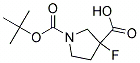 1-(叔丁氧羰基)-3-氟吡咯烷-3-甲酸,cas:1001754-59-1