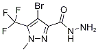 4-Bromo-1-methyl-5-(trifluoromethyl)-1H-pyrazole-3-carbohydrazide,cas:1001519-41-0