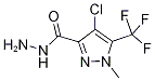 4-Chloro-1-methyl-5-(trifluoromethyl)-1H-pyrazole-3-carbohydrazide,cas:1001519-39-6