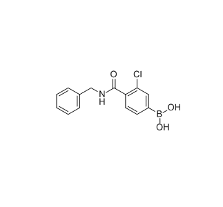 3-氯-4-(N-苄基氨甲酰基)苯基硼酸 cas：850589-42-3