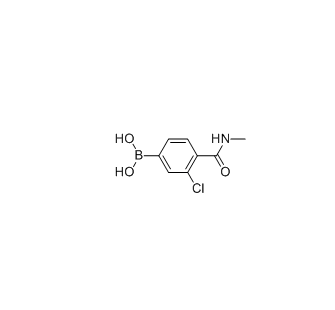 3-氯-4-(N-甲基氨甲酰基)苯基硼酸 cas：850589-39-8