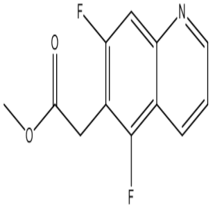 Methyl 2-(5,7-difluoroquinolin-6-yl)acetate，cas 1086331-60-3