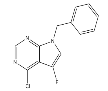 7-Benzyl-4-chloro-5-fluoro-7H-pyrrolo[2,3-d]pyrimidine，cas1380310-83-7