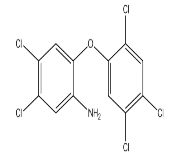 4,5-二氯-2-(2,4,5-三氯苯氧基)苯胺，cas58802-25-8