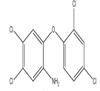 4,5-二氯-2-(2,4-二氯苯氧基)苯胺，cas58802-26-9