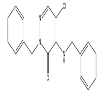 2-Benzyl-4-(benzylamino)-5-chloropyridazin-3(2H)-one，cas91736-90-2