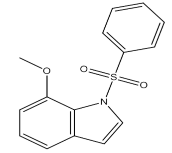 1-苯磺酰基-7-甲氧基吲哚，cas 146073-32-7