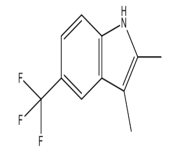 2,3-二甲基-5-(三氟甲基)-1H-吲哚，cas81558-19-2