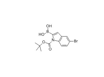 1-BOC-5-溴吲哚-2-硼酸 cas：475102-13-7