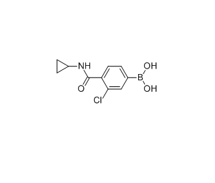 3-氯-4-(环丙基氨甲酰基)苯基硼酸 cas:850589-44-5