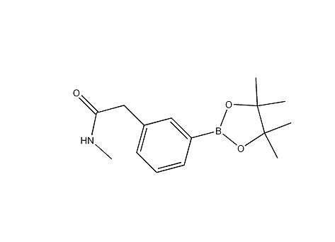 3-(N-甲基氨基羰基)甲基苯硼酸频那醇酯 cas：1036761-96-2