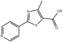 4-甲基-2-(4-吡啶基)噻唑-5-羧酸, 97+%,CAS:144060-98-0