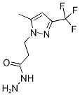 3-[5-Methyl-3-(trifluoromethyl)-1H-pyrazol-1-yl]propehydrazide,cas:1001518-86-0