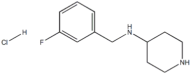 N-(3-FLUOROBENZYL)PIPERIDIN-4-amine HYDROCHLORIDE,cas:1261230-70-9