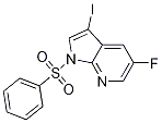 1H-Pyrrolo[2,3-b]pyridine, 5-fluoro-3-iodo-1-(phenylsulfonyl)-,cas:1001413-99-5