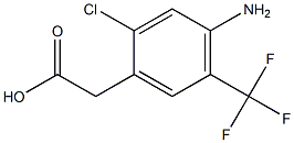 (4-amino-2-chloro-5-trifluoromethyl-phenyl)-acetic acid,cas:1260895-87-1