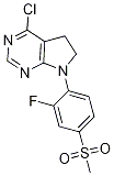 cas:1001397-19-8,4-chloro-7-(2-fluoro-4-(Methylsulfonyl)phenyl)-6,7-dihydro-5H-pyrrolo[2,3-d]pyriMidine
