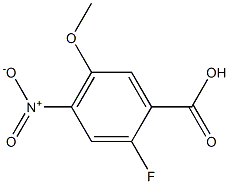 2-氟-5甲氧基-4-硝基苯甲酸,cas:1001345-80-7