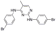 N2,N4双-(4-溴-苯基)-5-甲基嘧啶-2,4-二胺,CAS: 78830-71-4