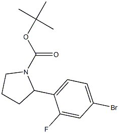 1-BOC-2-(4-溴-2-氟苯基)吡咯烷,cas:1260877-27-7