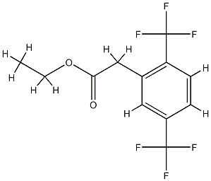 ethyl 2-(2,5-bis(trifluoromethyl)phenyl)acetate,cas:1260877-04-0