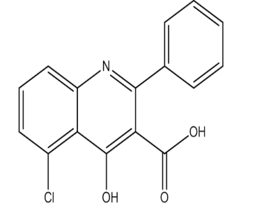 5-Chloro-4-hydroxy-2-phenylquinoline-3-carboxylic acid，cas860205-42-1