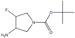 tert-butyl 3-amino-4-fluoropyrrolidine-1-carboxylate,cas:1260848-87-0