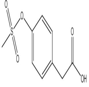 4 - [(甲基磺酰基)氧基]苯乙酸，cas64369-79-5
