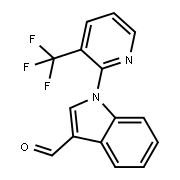 1-[3-(Trifluoromethyl)-2-pyridinyl]-1H-indole-3-carbaldehyde