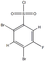 2,4-DiBromo-5-fluorobenzenesulfonyl chloride,cas:1000578-09-5