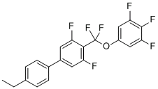 4-[二氟(3,4,5-三氟苯氧基)甲基]-4'-乙基-3,5-二氟-1,1'-联苯,cas:303186-19-8