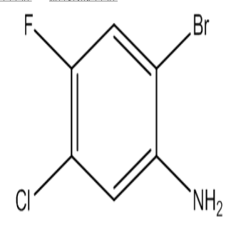 2-溴-4-氟-5-氯苯胺，cas85462-59-5