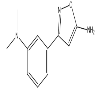 3-(3-(二甲基氨基)苯基)异恶唑-5-胺，cas887591-46-0