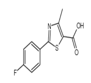 2-(4-氟苯基)-4-甲基噻唑-5-羧酸，cas144060-99-1