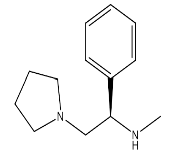(R)-N-甲基-1-苯基-2-吡咯烷基乙胺，cas136329-39-0