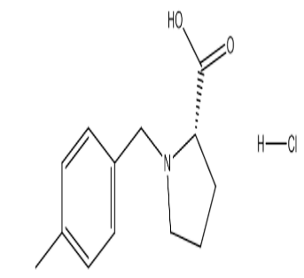(S)-1-(4-Methylbenzyl)pyrrolidine-2-carboxylic acid hydrochloride，cas1049742-28-0