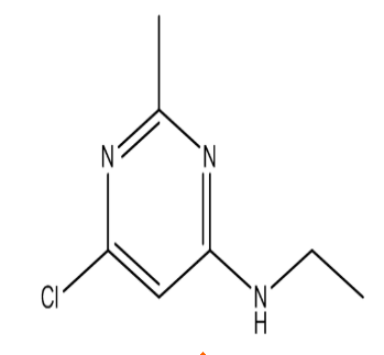 6-氯-N-乙基-2-甲基嘧啶-4-胺，cas89728-42-7
