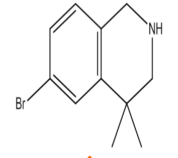6-溴-4,4-二甲基-1,2,3,4-四氢异喹啉，cas1203686-06-9