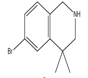 6-溴-4,4-二甲基-1,2,3,4-四氢异喹啉,cas1203686-06-9