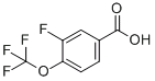 3-氟-4-三氟甲氧基苯甲酸,cas:886498-89-1