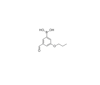 3-甲酰基-5-丙氧基苯基硼酸 cas：871125-80-3