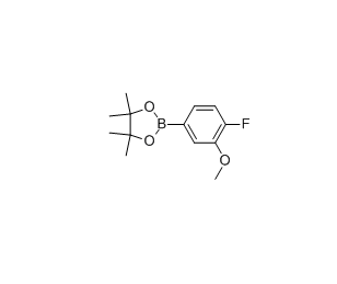 4-氟-3-甲氧基苯硼酸频哪醇酯 cas：425378-85-4