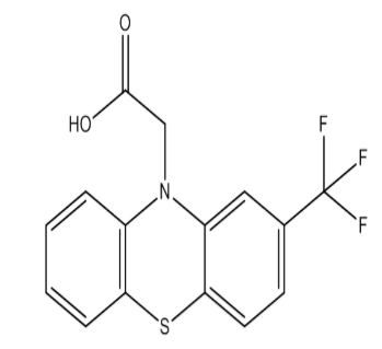 2-(2-(Trifluoromethyl)-10H-phenothiazin-10-yl)acetic acid，cas1179362-81-2